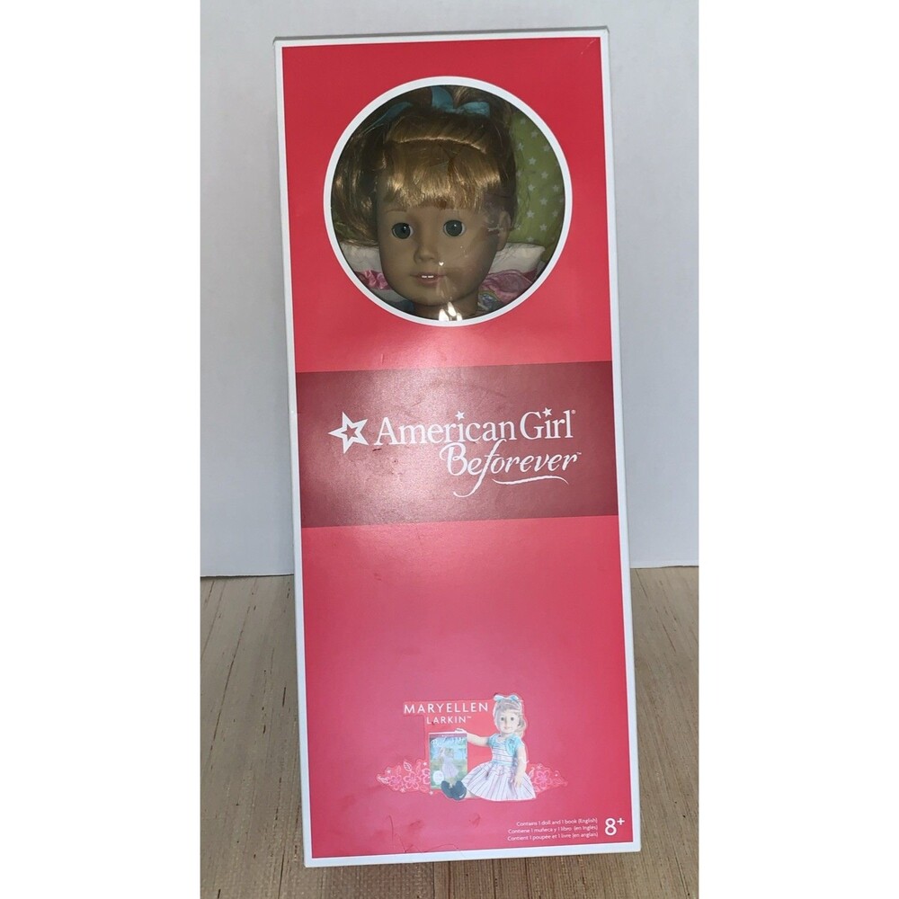 American Girl Maryellen Larkin 18” In Meet Dress & Box + Extras No Shoes Or Book